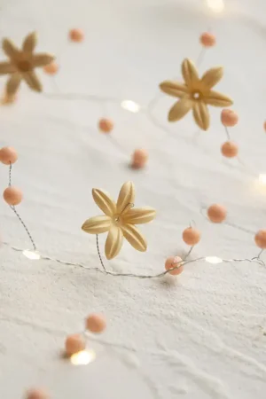 Nouvel Arrivage Guirlande lumineuse perles et fleurettes